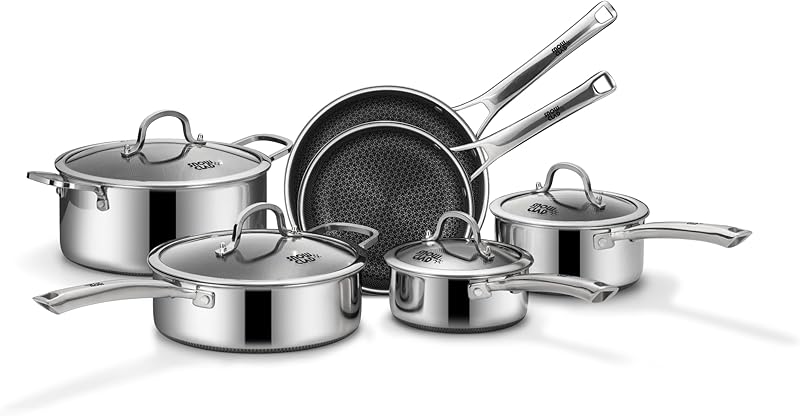 SNOWCLAD Stainless Saucepans Induction Compatible